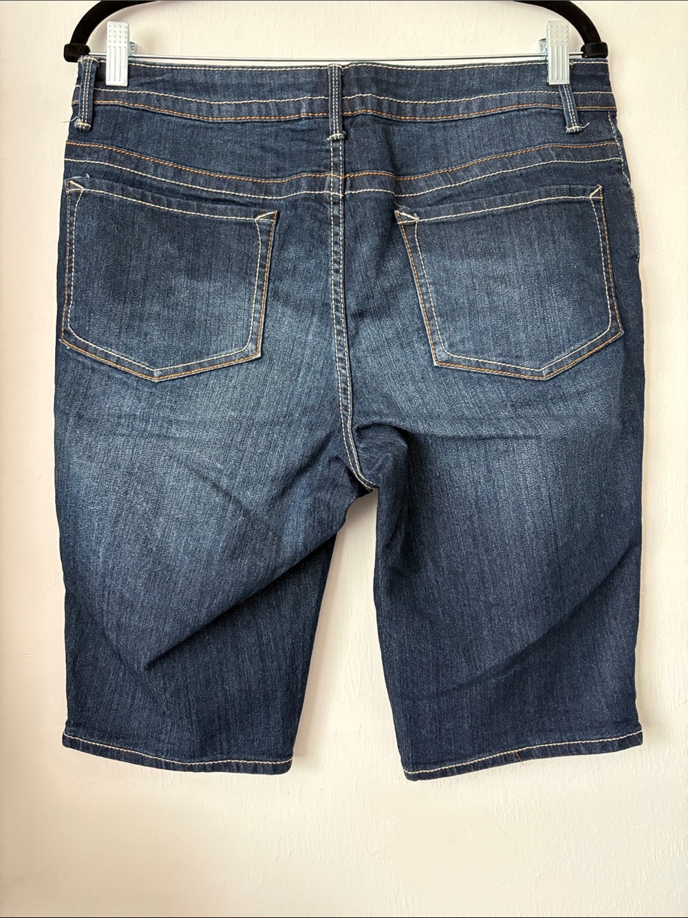 Famous Gazoz Bermuda Dark Blue Denim Shorts Size 12 - Picture 8 of 10